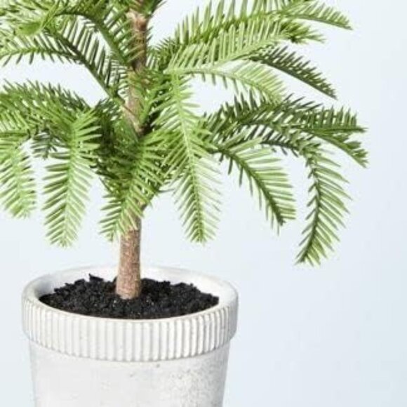 Hearth & Hand with Magnolia Faux Balsam Fir Tree in Washed Cement‎ NWT 22" - Picture 2 of 9